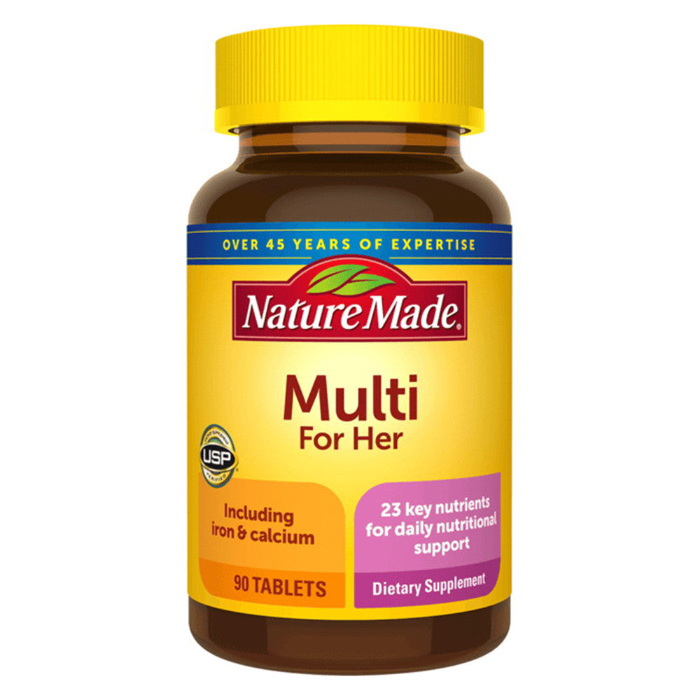 Nature Made Multi For Her Complete Multi Vitamin/Mineral Tablets - 90 Ea